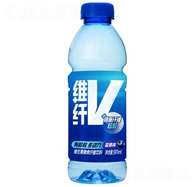 隱雪維生素膳食纖維飲料藍(lán)莓味591ml