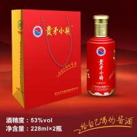 貴矛小將酒全國招商 53度禮品手提袋228mlx2瓶