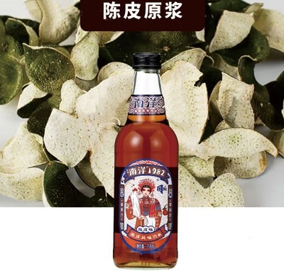 南洋1982風(fēng)味汽水陳皮味碳酸飲料358ml