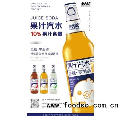 北大荒果汁汽水碳酸飲料500ml