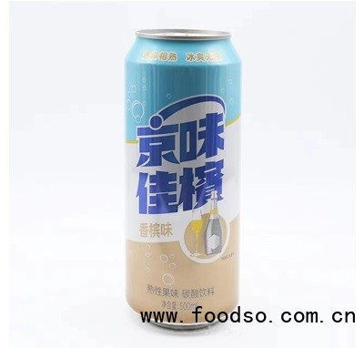 京汽神京味佳檳香檳味碳酸飲料500ml