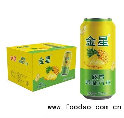 金星菠蘿果味汽水500ml