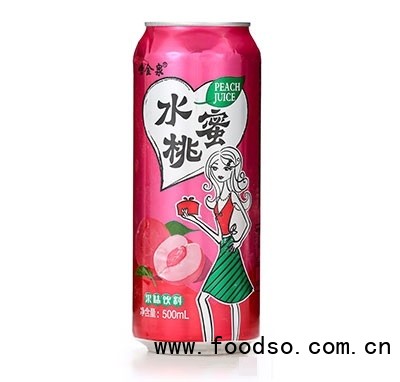 嶗金泉水蜜桃果味飲料代理500ml