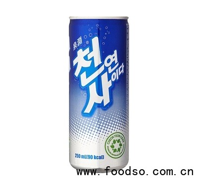 泉淵雪碧250ml（香草風(fēng)味）碳酸飲料休閑飲品