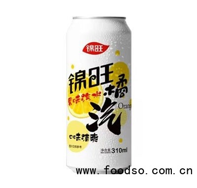 錦旺橘汽果味汽水310ml