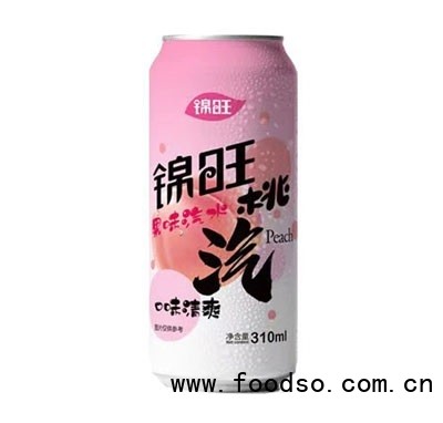 錦旺桃汽果味汽水310ml