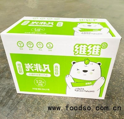 維維汽非凡果汁汽水小青檸味350ml×15