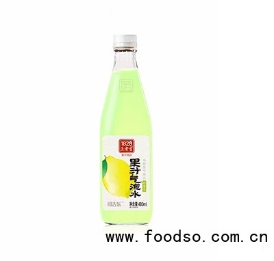 王老吉1828果汁氣泡水檸檬味480ml