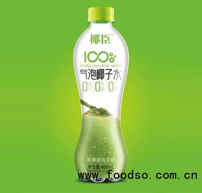 椰臣氣泡椰子水460ml（瓶