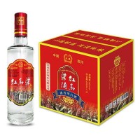 百年瓶型紅高粱濃香型白酒招商450mlx12瓶