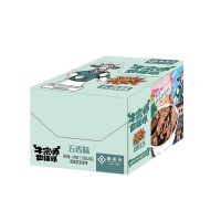 聚美合五香味植本肉干休閑食品盒裝640g