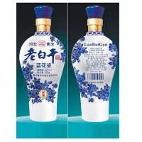 河北衡水老白干藍(lán)花瓷42°