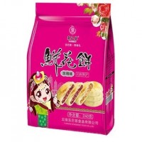 東巴客鮮花餅玫瑰味休閑糕點點心食品240g